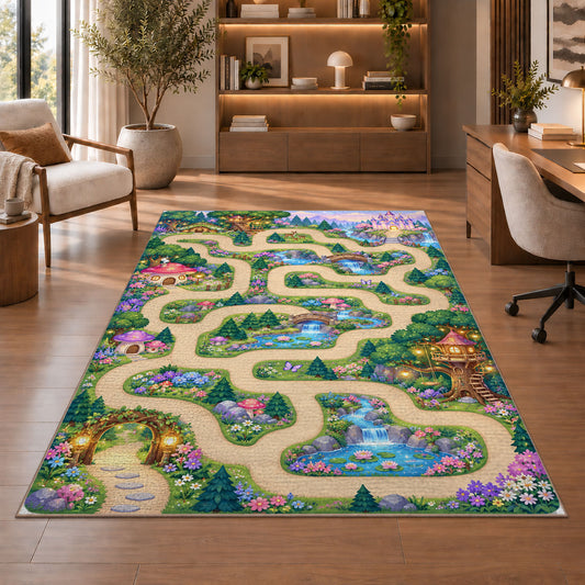 Garden River Paths Rug, room view 1