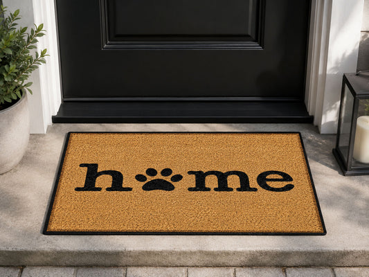 Suupia Home Paw Print Doormat, styled view 1