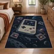Retro Handheld Game Console Area Rug shown in room setting, view 1