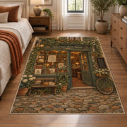 Storybook Library Door Area Rug shown in room setting, view 1