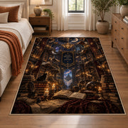 Enchanted Library Reading Area Rug shown in room setting, view 1