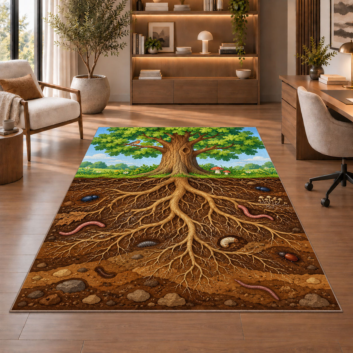 Woodland Tree Roots Rug - image 1