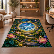 Enchanted Forest Portal Rug, Printed Area Carpet for Kids Bedroom and Cozy Living Room Decor - image 1
