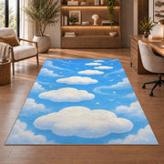 Bright Sky Clouds Rug, Printed Area Carpet for Kids Bedroom and Cozy Living Room Decor - image 1