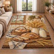 Farmhouse Kitchen Table rug in a bright living room with a sofa