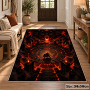 Fiery Fantasy Portal Area Rug shown in room setting, view 2