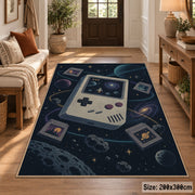 Retro Handheld Game Console Area Rug shown in room setting, view 2