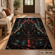 Mystic Throne Fantasy Area Rug shown in room setting, view 2