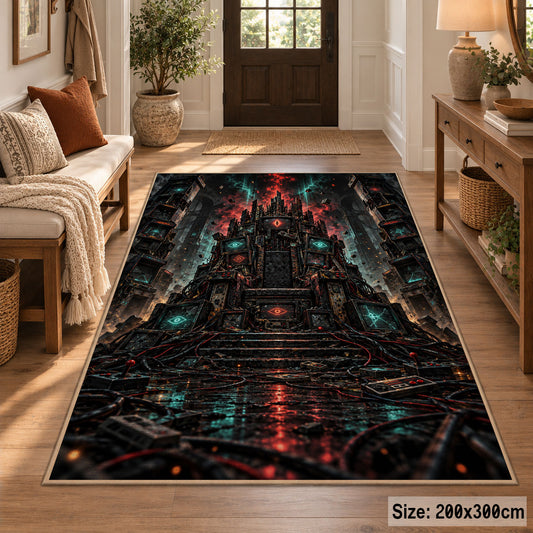 Mystic Throne Fantasy Area Rug shown in room setting, view 2