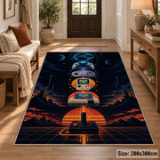 Handheld Game Sunset Area Rug shown in room setting, view 2