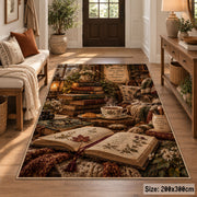 Cozy Vintage Reading Table Area Rug shown in room setting, view 2