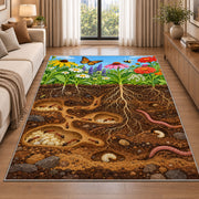 Underground Garden Roots Rug, room view 2