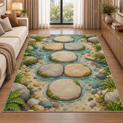 Pebble Garden Path Rug, room view 2