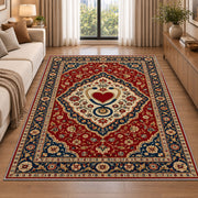 Persian Style Nurse Rug in a bright living room with a sofa