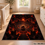 Fiery Fantasy Portal Area Rug shown in room setting, view 3
