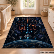 Space Fleet Battle Area Rug shown in room setting, view 3