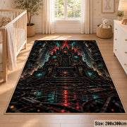 Mystic Throne Fantasy Area Rug shown in room setting, view 3