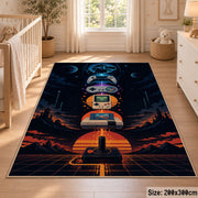 Handheld Game Sunset Area Rug shown in room setting, view 3