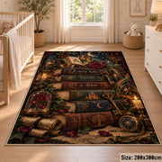 Antique Storybook Stack Area Rug shown in room setting, view 3
