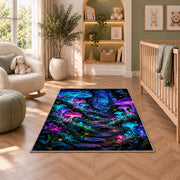 Glowing Mushroom Woodland Rug, room view 3