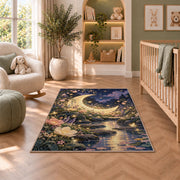 Moonlit Floral Stream Rug, room view 3