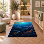 Deep Sea Octopus Rug, room view 3