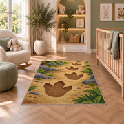Dinosaur Footprint Trail Rug, room view 3