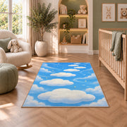 Bright Sky Clouds Rug, Printed Area Carpet for Kids Bedroom and Cozy Living Room Decor - image 3