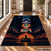 Handheld Game Sunset Area Rug shown in room setting, view 4