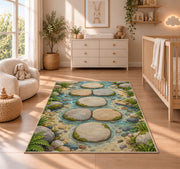 Pebble Garden Path Rug, room view 4