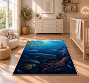 Deep Sea Octopus Rug, room view 4