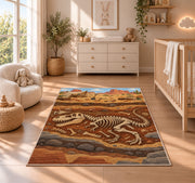 Fossil Dig Layers Rug, room view 4