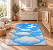 Bright Sky Clouds Rug, Printed Area Carpet for Kids Bedroom and Cozy Living Room Decor - image 4