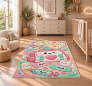 Cute Medical Bag Rug in a nursery beside a crib and dresser
