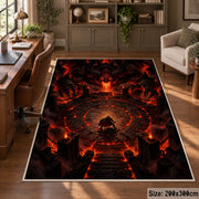 Fiery Fantasy Portal Area Rug shown in room setting, view 5