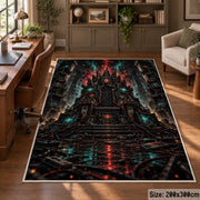 Mystic Throne Fantasy Area Rug shown in room setting, view 5