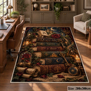 Antique Storybook Stack Area Rug shown in room setting, view 5