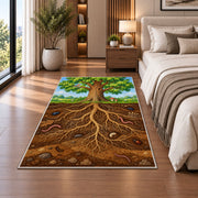 Woodland Tree Roots Rug, Forest Nature Area Carpet for Kids Room and Cozy Living Room Decor - image 5