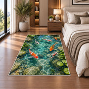 Koi Pond Water Garden Rug, room view 5