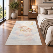 Sleeping Baby Animal Cloud Rug, room view 5
