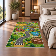 Winding Town Roads Rug, room view 5