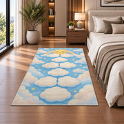 Cloud Stepping Path Rug, room view 5