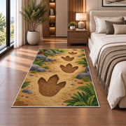 Dinosaur Footprint Trail Rug, room view 5