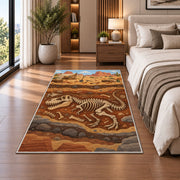 Fossil Dig Layers Rug, room view 5
