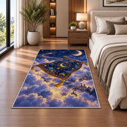 Starry Moon Clouds Rug, Printed Area Carpet for Kids Bedroom and Cozy Living Room Decor - image 5
