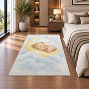 Sleeping Baby Moonlight Rug, Printed Area Carpet for Kids Bedroom and Cozy Living Room Decor - image 5