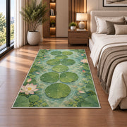 Green Lily Pad Path Rug, Printed Area Carpet for Kids Bedroom and Cozy Living Room Decor - image 5