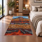 Earth Strata Landscape Rug, Printed Area Carpet for Kids Bedroom and Cozy Living Room Decor - image 5