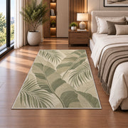 Tropical Leaf Area Rug, Sage Green Botanical Pattern Rug, Calm Nature Inspired Room Decor - Image 5