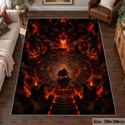 Fiery Fantasy Portal Area Rug shown in room setting, view 6